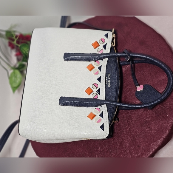 Like New, Kate Spade Margaux Jeweled Leather /Dust bag.. Retail Price $358 - Picture 3 of 17